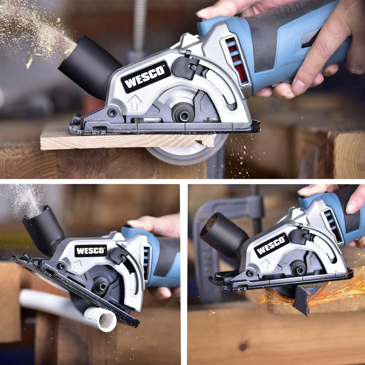 Wesco WS3453 Mini 500W Circular Saw