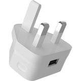 Kit Essentials Mains USB Charger Adapter – USB-A Port Eco-Friendly Smartphone Charger