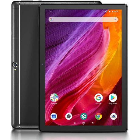 Dragon Touch k10 10 Inch Tablet, 2GB RAM 16GB ROM Storage, Quad-Core Processor, 10.1 IPS HD Display, Black