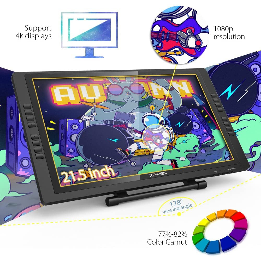 XP-Pen Artist22E Pro 22inch FHD IPS Graphic Pen Display Interactive Drawing Monitor