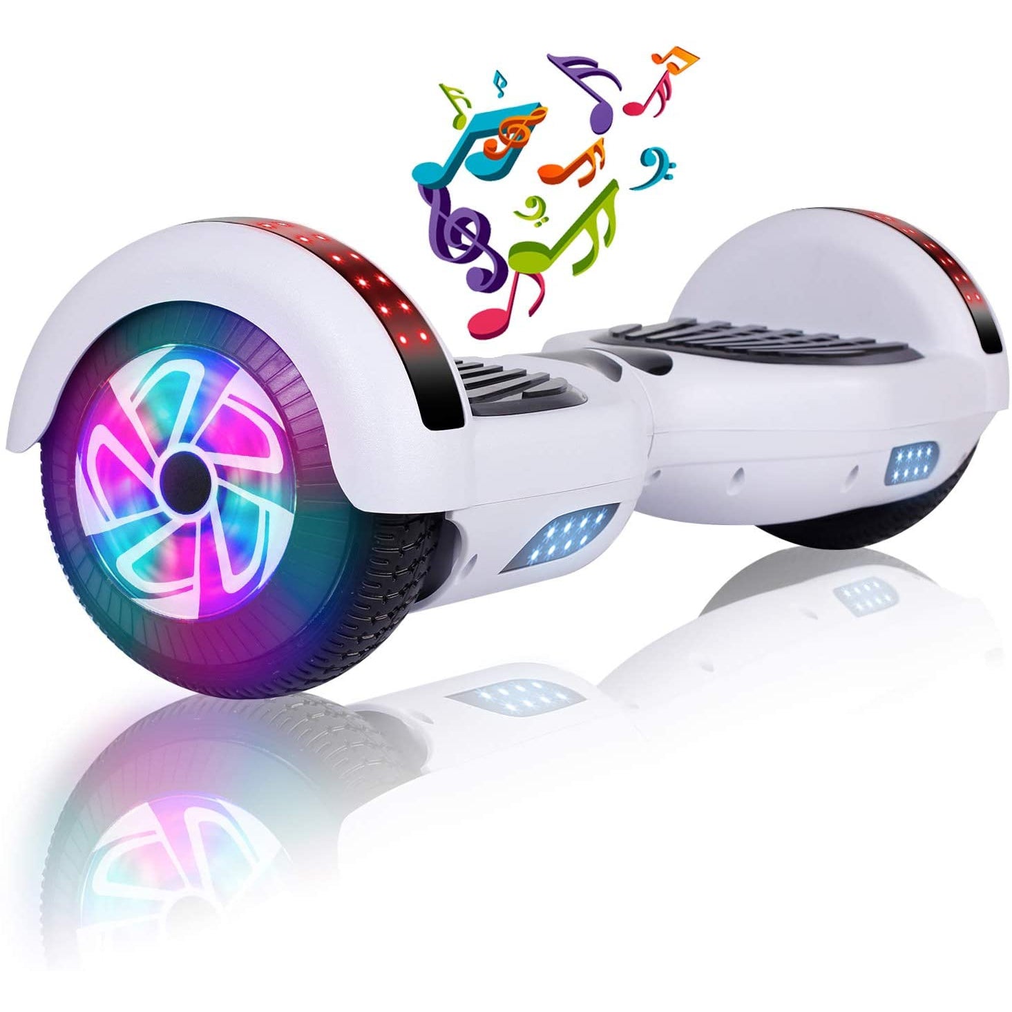 YHR Hoverboard Self Balancing Electric Scooter with LED Lights 6.5 Stock Must Go