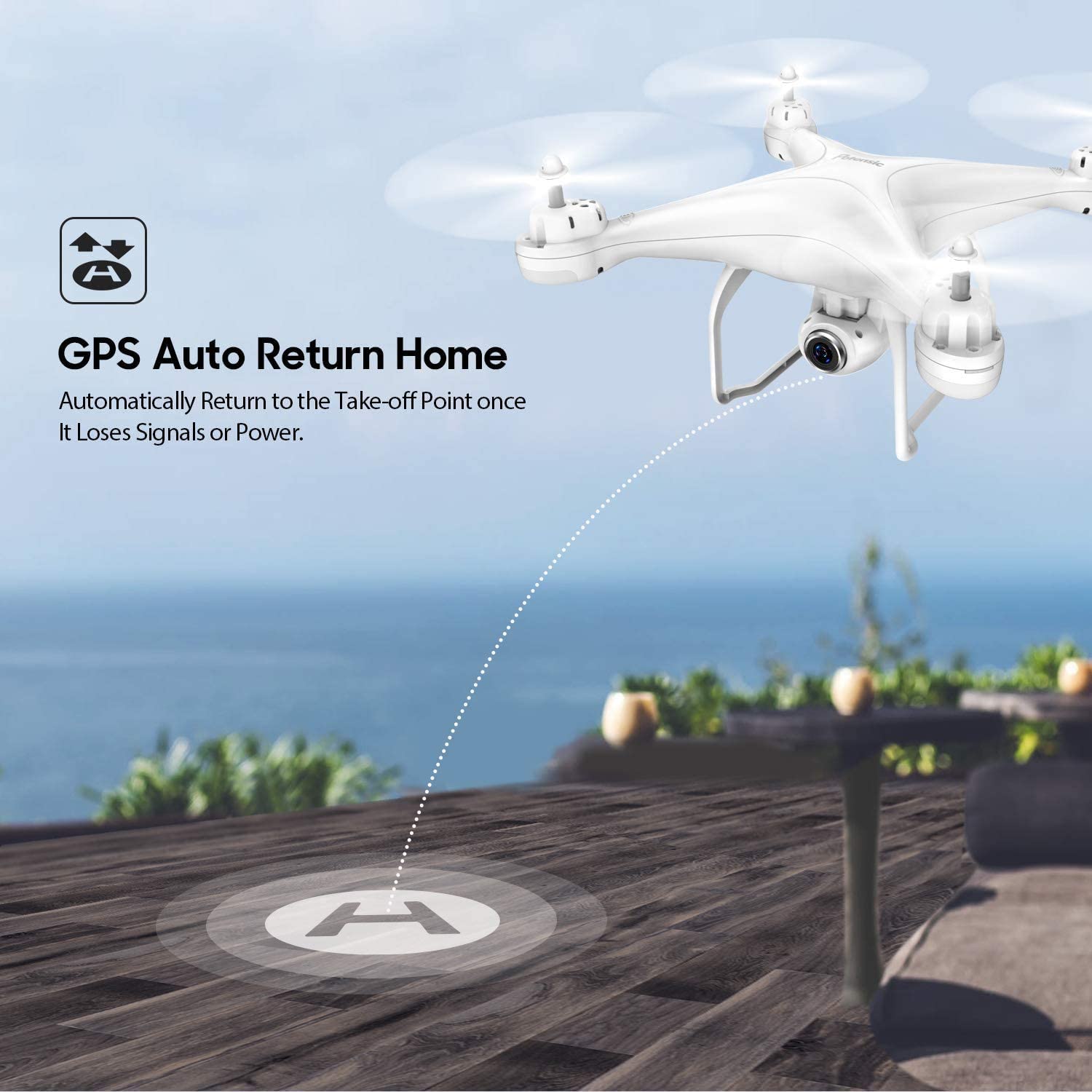 Potensic T25 GPS Drone with HD 2K Camera FPV RC Quadcopter