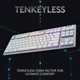 Logitech G915 LIGHTSPEED TKL Tenkeyless Wireless Gaming Keyboard - White