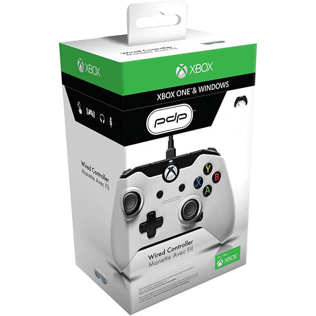 PDP Wired Controller for Xbox One - White Camouflage