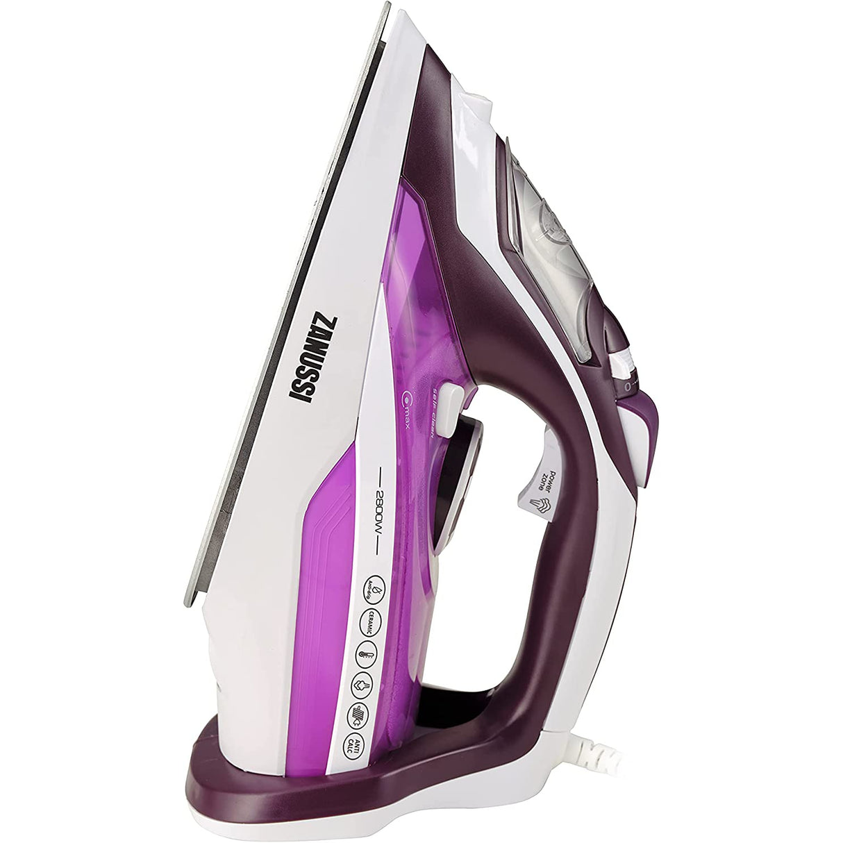 Zanussi ZSI-9270-PK Steam Iron - White/Purple - New