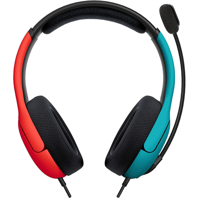PDP LVL40 Wired Stereo Headset for Nintendo Switch - Blue/Red - Refurbished Good