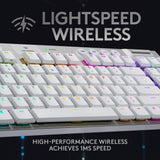 Logitech G915 LIGHTSPEED TKL Tenkeyless Wireless Gaming Keyboard - White