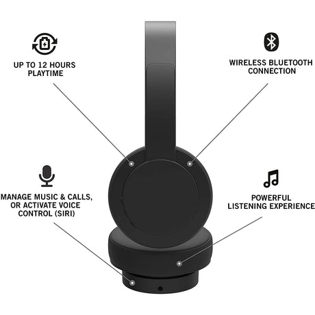 Urbanista Detroit Bluetooth On Ear Headphones, Dark Clown