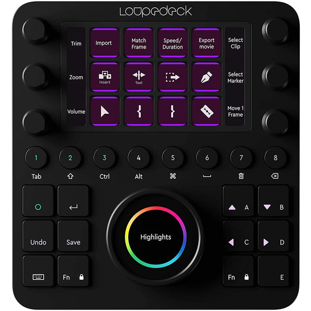 Loupedeck Creative Tool - The Custom Editing Console for Photo, Video, Music and Design