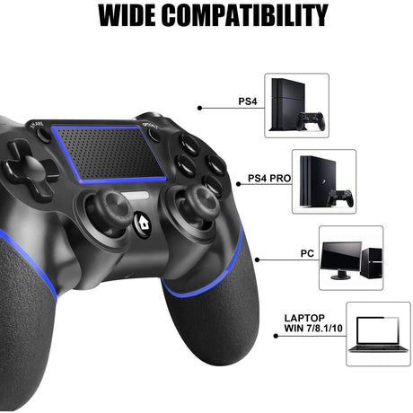 Jamswall Wireless PS4 Controller - Black