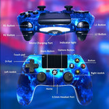 Wireless Controller for PS4 Controllers Dual Vibration Bluetooth Gamepads Controller with Touch Pad High-Precision