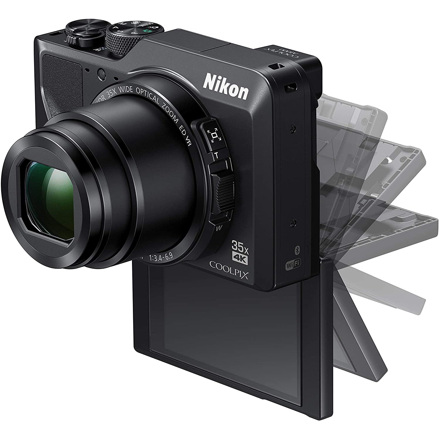 Nikon Coolpix A1000 Digital Camera - Black / Silver | Stock Must Go