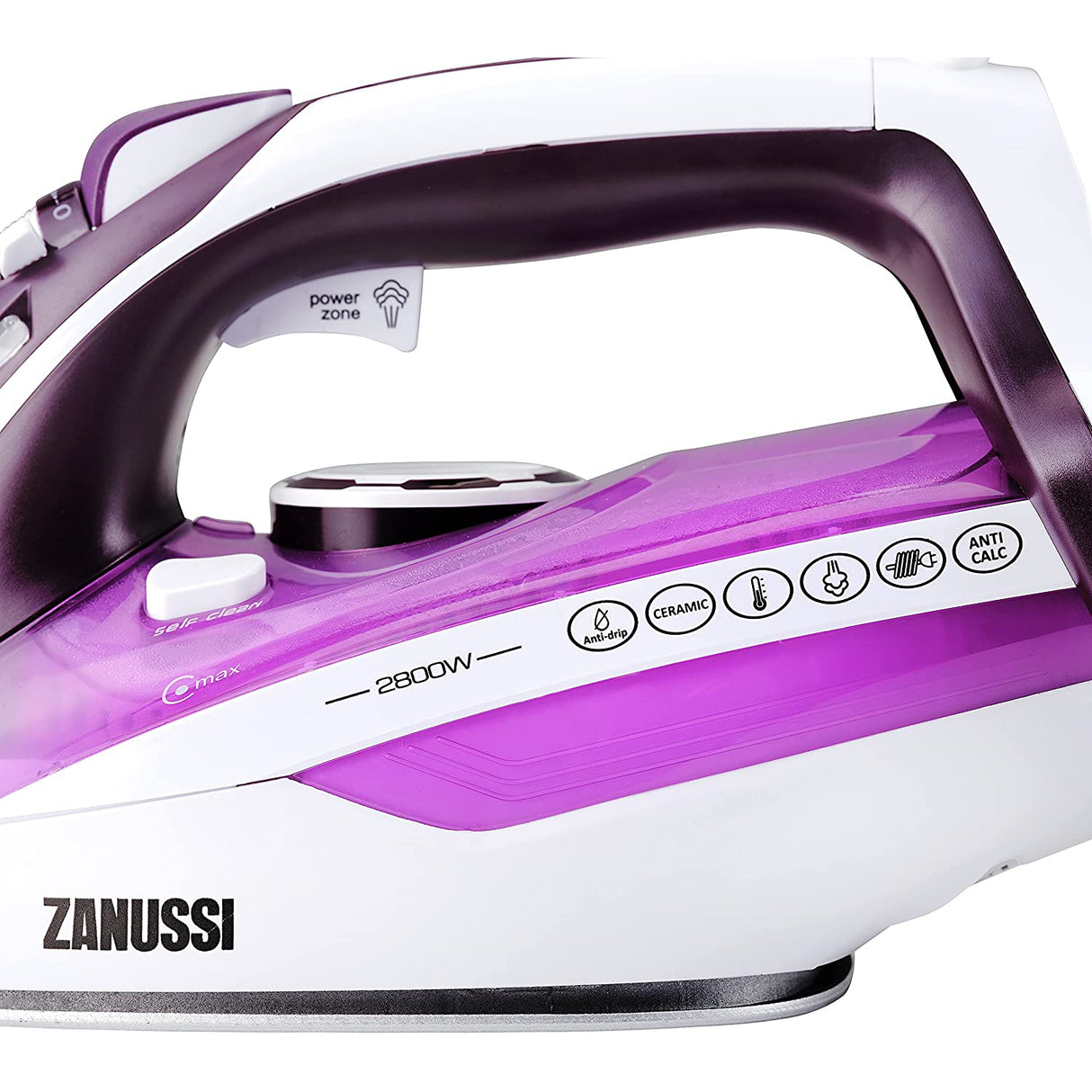 Zanussi ZSI-9270-PK Steam Iron - White/Purple - New