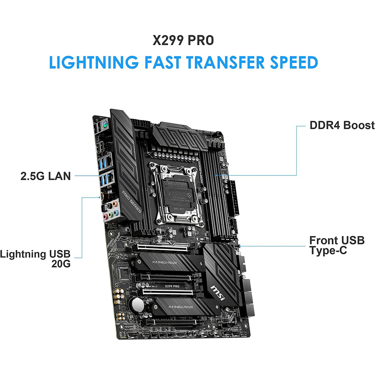 MSI X299 Pro Motherboard ATX