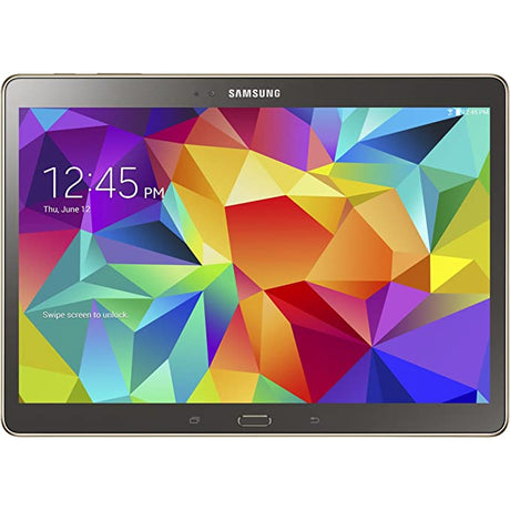 Samsung Galaxy Tab S 10.5, SM-T800, 16GB, Titanium Bronze - Refurbished Pristine