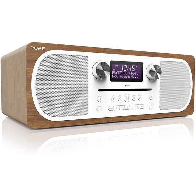 Pure Evoke CD-6 All-in-One Music System with DAB/DAB+/FM - Walnut