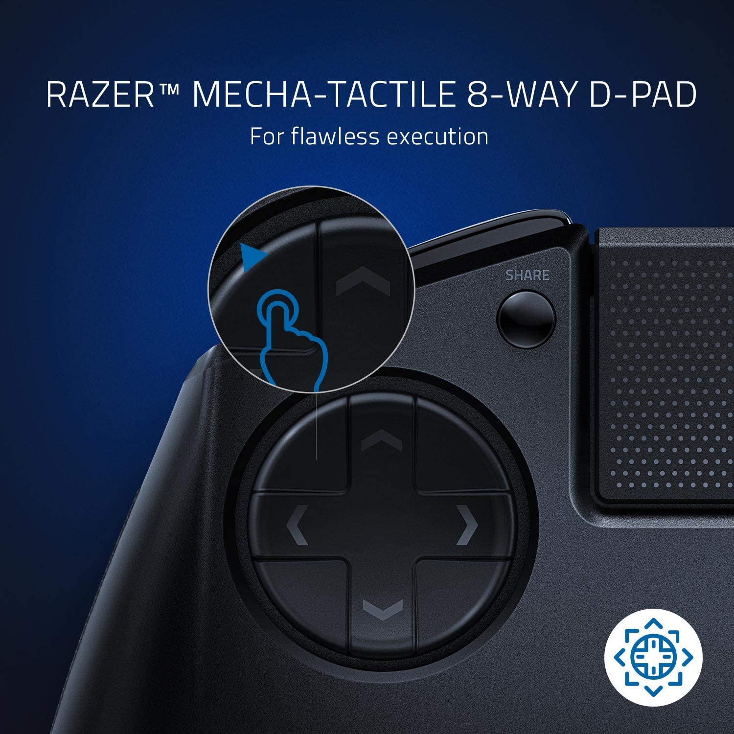 RAZER Raion: Fightpad for PS4 and PS5, Arcade Fightpad - Black