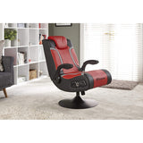 X Rocker Vision 2.1 Wireless Pedestal Chair - Black / Red