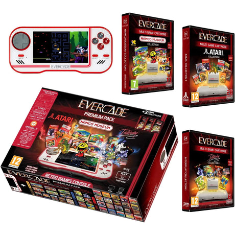 Evercade Retro Handheld Games Console Premium Pack