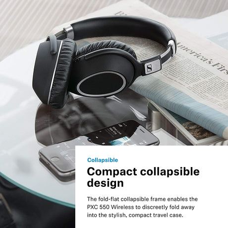 Sennheiser PXC 550 Wireless Headphones, Adaptive Noise Cancelling