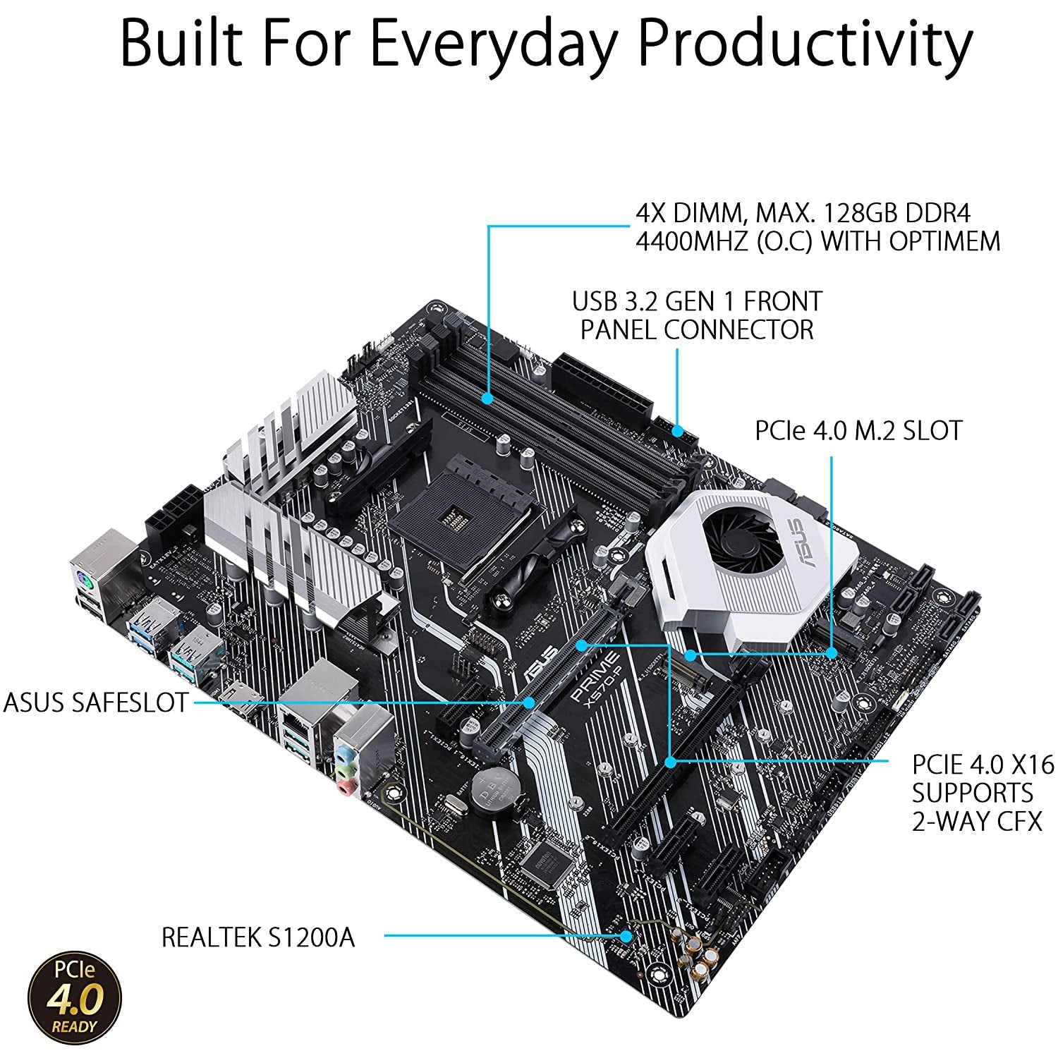 ASUS Prime X570-P ATX Motherboard, AMD Socket AM4 – Stock Must Go