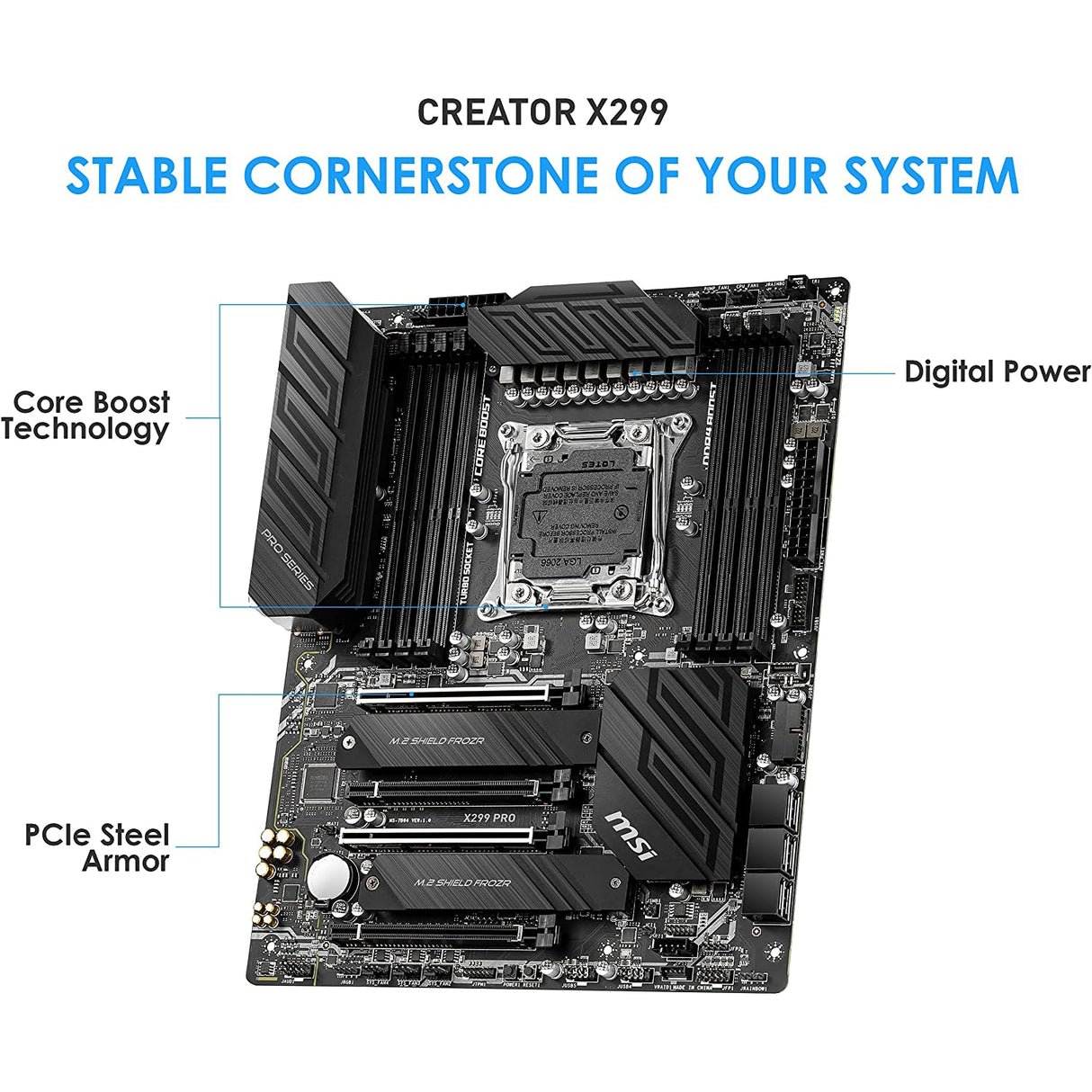 MSI X299 Pro Motherboard ATX