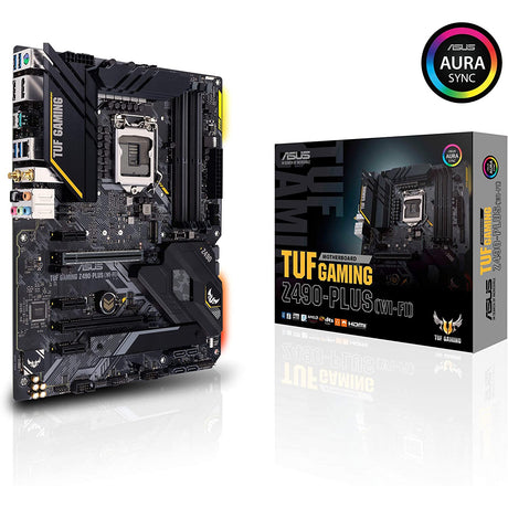 ASUS TUF Gaming Z490-Plus Gaming Motherboard 90MB1340-M0EAY0