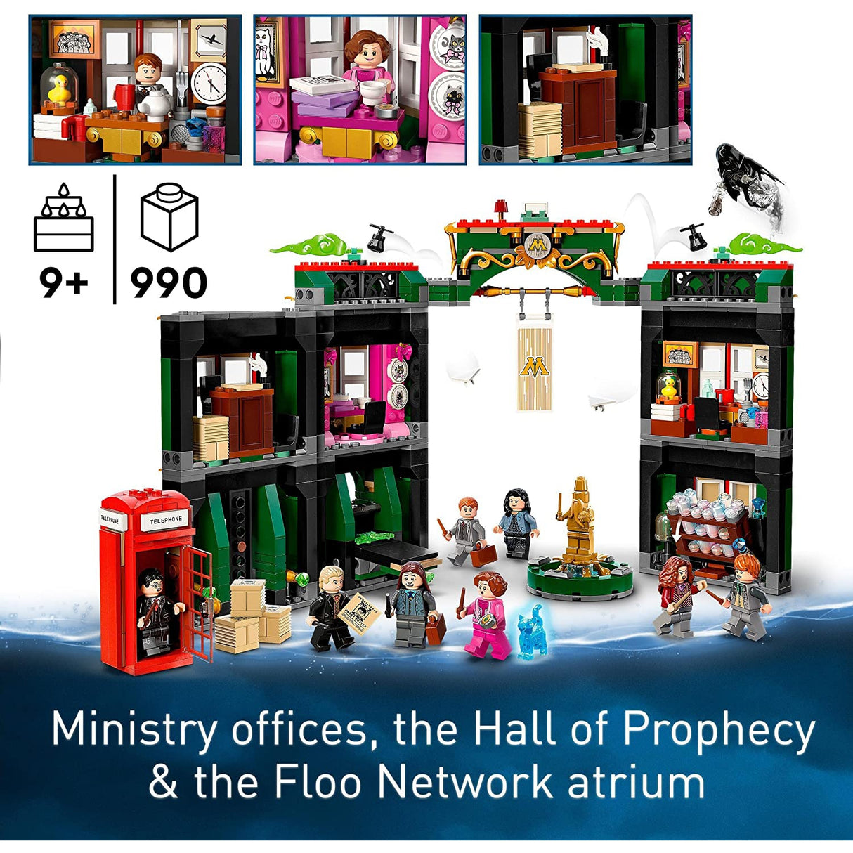 Lego 76403 Harry Potter The Ministry of Magic Modular Set - New