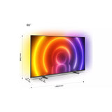 Refurbished Philips 65 Inch 65PUS8106 Smart 4K UHD HDR LED Ambilight TV - Excellent