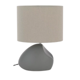 John Lewis & Partners Pebble Ceramic Table Lamp - Grey
