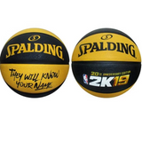 NBA 2K19 20th Anniversary Promotional Spalding Basketball