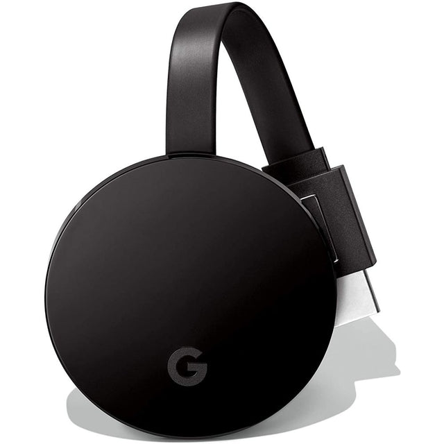 Google Chromecast Ultra 5 inch- 4K UHD Wi-Fi Ethernet Virtual Assistant Device