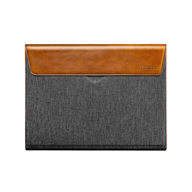 Tomtoc H15-E02Y Box Laptop Sleeve - Grey/Brown