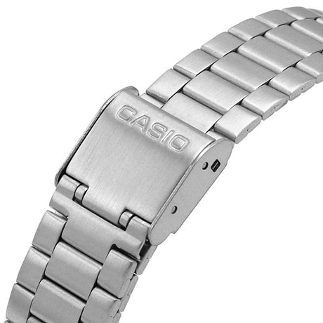 Casio A168WEM-1EF Men's Chronograph Stainless Watch - Silver