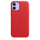 Apple iPhone 12 Mini Leather Case with MagSafe - Red