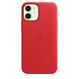 Apple iPhone 12 Mini Leather Case with MagSafe - Red