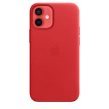 Apple iPhone 12 Mini Leather Case with MagSafe - Red