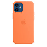 Apple iPhone 12 Mini Silicone Case with MagSafe, Kumquat (MHKN3ZM/A)