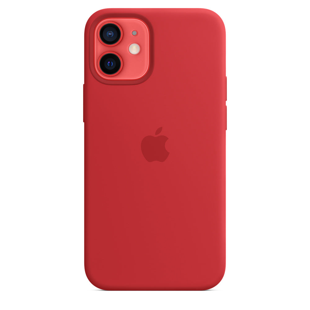 Apple iPhone 12 Mini Silicone Case with MagSafe, Red (MHKW3ZM/A)