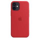 Apple iPhone 12 Mini Silicone Case with MagSafe, Red (MHKW3ZM/A)