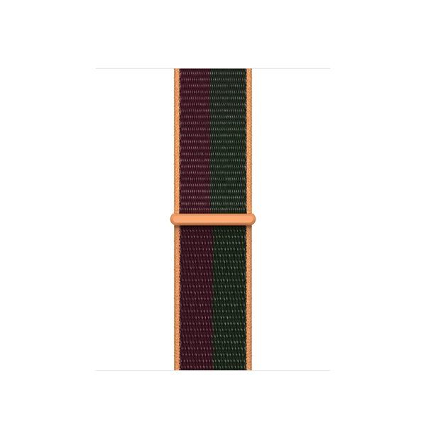 Apple Watch 41mm Sport Loop, Regular, Dark Cherry / Forest Green