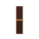 Apple Watch 41mm Sport Loop, Regular, Dark Cherry / Forest Green