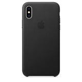 Apple iPhone XS Leather Case, Black