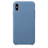 Apple iPhone XS Leather Case - Cornflower - Excellent