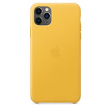 Apple iPhone 11 Pro Max Leather Case - Meyer Lemon (Pristine)