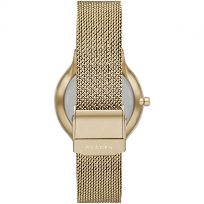 Skagen SKW3027 Women's Freja 2-Hand Stainless Steel Mesh Watch - Gold