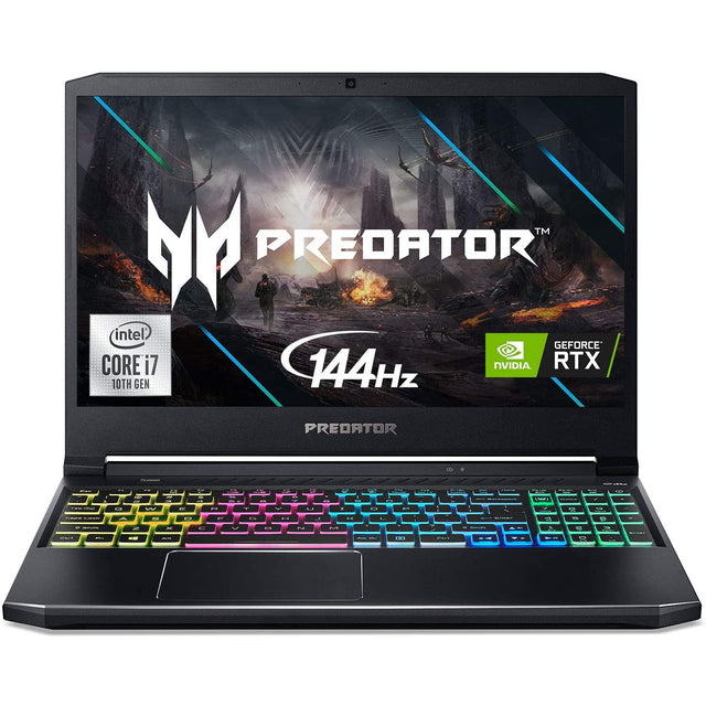 Acer Predator Helios 300 Gaming Laptop, Intel Core i7 Processor, 16GB RAM, 512GB SSD, GeForce RTX 2060, 15.6" Full HD, Black