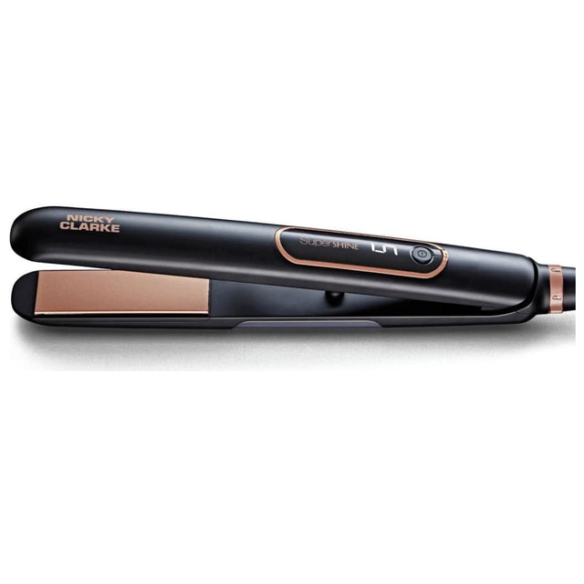 Nicky Clarke NSS216 SuperShine Straightener, Black / Gold