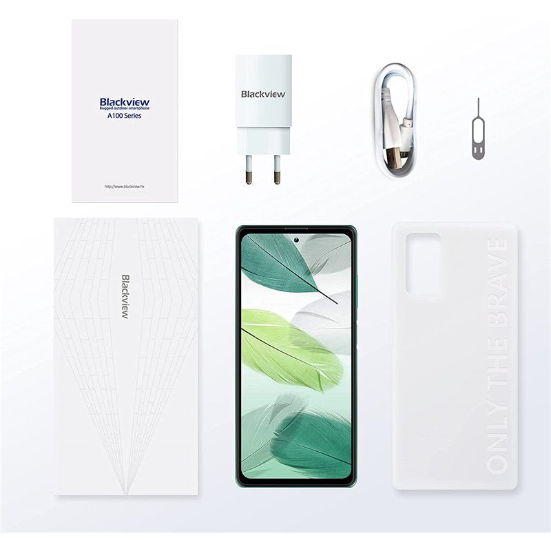 Blackview A100 6GB 128GB Storage Dual Sim Smart Phone, Frost Green