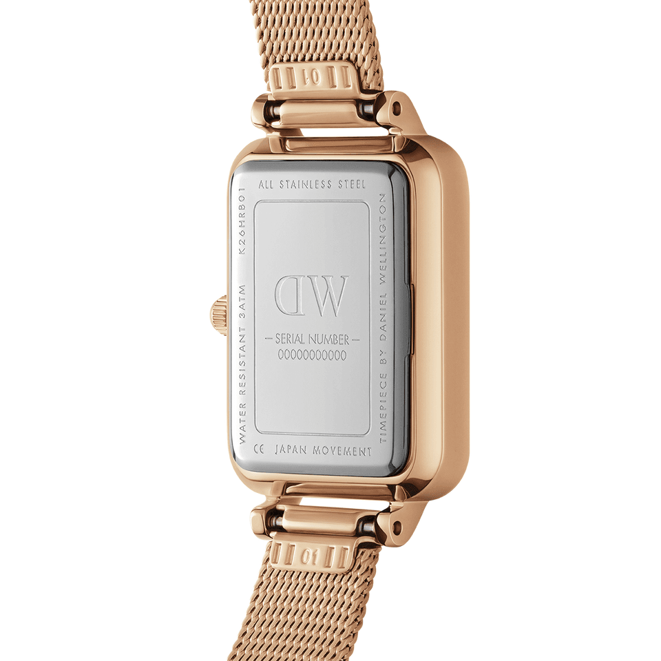 Daniel Wellington DW00100432 Women's Quadro Pressed Watch - Gold